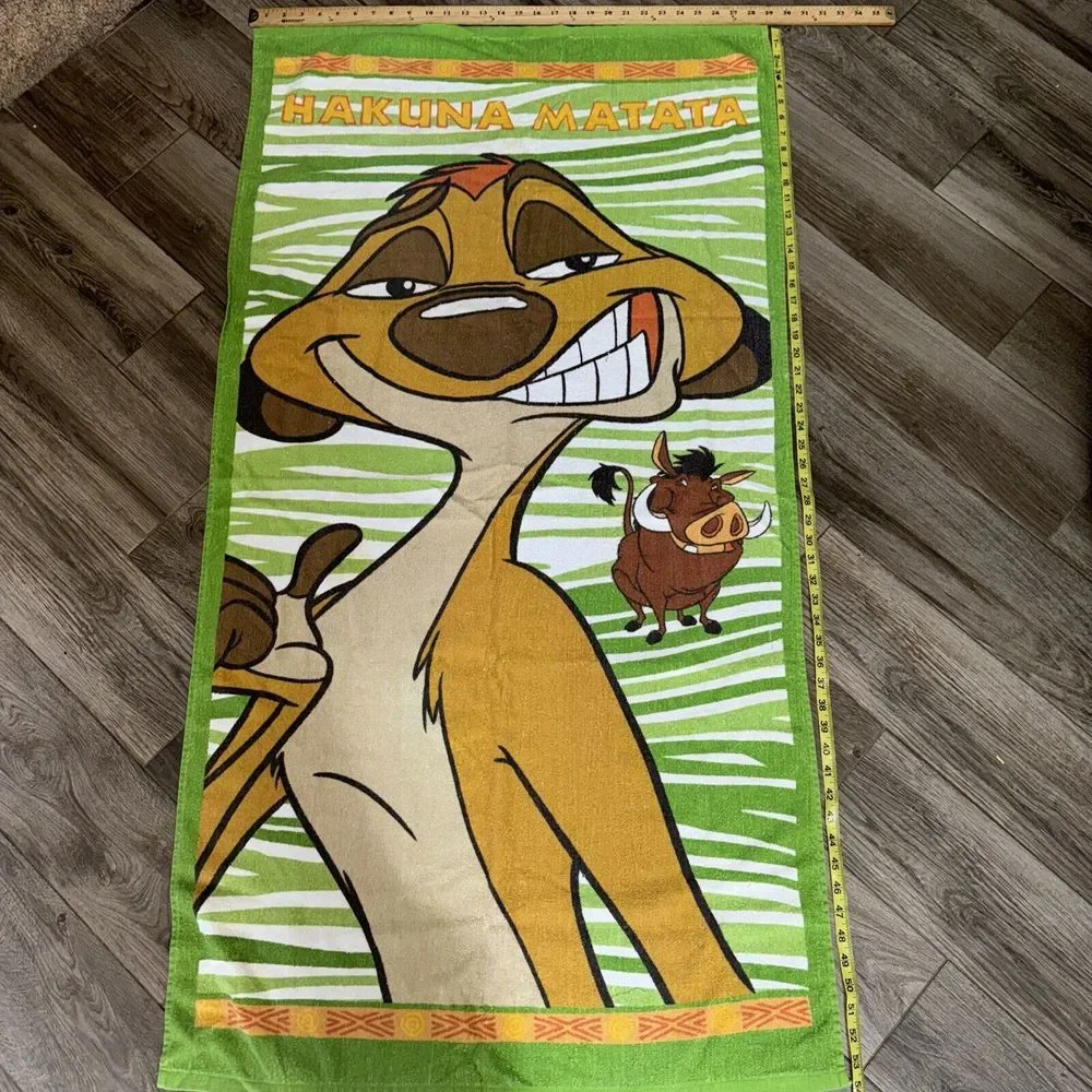 Vintage Disney The Lion King Beach Towel 29